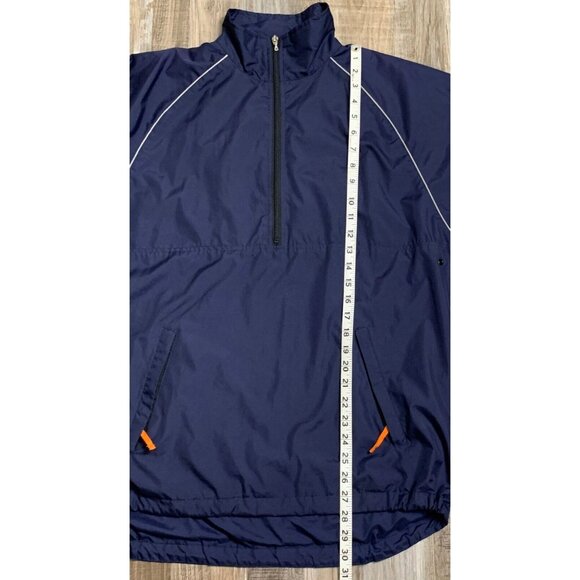 Prospirit Navy Blue Pullover Windbreaker Jacket Half-Zip Pockets Size Small - Picture 9 of 12
